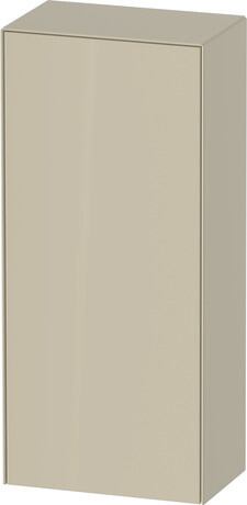 Semi-tall cabinet, WT1322LH3H3 Hinge position: Left, taupe High Gloss, Lacquer