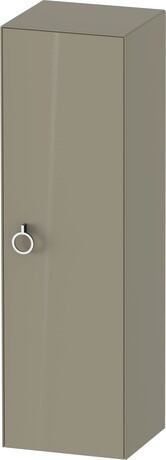 Linen Cabinet, WT1333RH2H2 Hinge position: Right, Stone Gray High Gloss, Lacquer