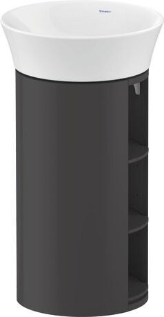 Vanity Cabinet, WT42390H1H1 Graphite High Gloss, Lacquer