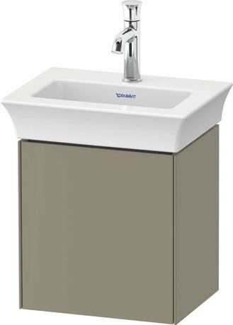 Vanity unit wall-mounted, WT4240LH2H2 Stone grey High Gloss, Lacquer