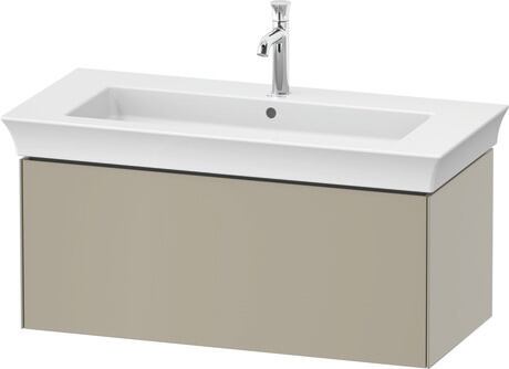 Vanity unit wall-mounted, WT424206060 taupe Satin Matt, Lacquer