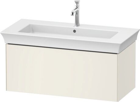 Vanity unit wall-mounted, WT42420H4H4 Nordic white High Gloss, Lacquer