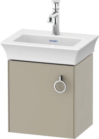 Vanity unit wall-mounted, WT4250L6060 taupe Satin Matt, Lacquer