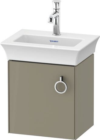 Vanity unit wall-mounted, WT4250LH2H2 Stone grey High Gloss, Lacquer