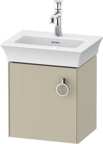 Vanity unit wall-mounted, WT4250LH3H3 taupe High Gloss, Lacquer