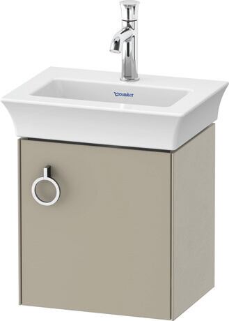 Vanity unit wall-mounted, WT4250R6060 taupe Satin Matt, Lacquer