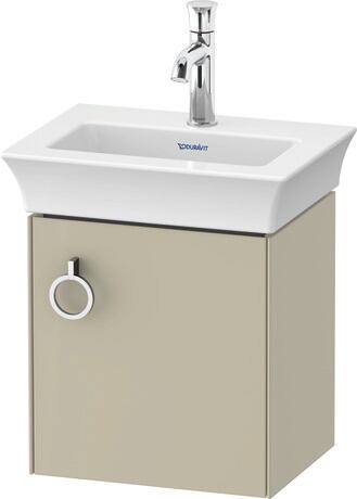 Vanity unit wall-mounted, WT4250RH3H3 taupe High Gloss, Lacquer