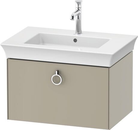 Vanity unit wall-mounted, WT425106060 taupe Satin Matt, Lacquer