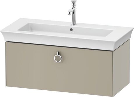 Vanity unit wall-mounted, WT425206060 taupe Satin Matt, Lacquer