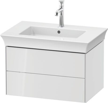 Vanity unit wall-mounted, WT434108585 White High Gloss, Lacquer