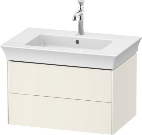 Vanity unit wall-mounted, WT43410H4H4 Nordic white High Gloss, Lacquer