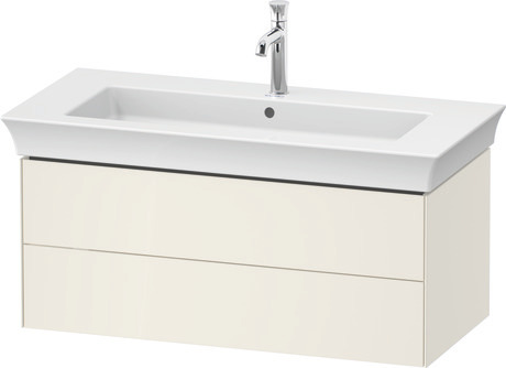Vanity unit wall-mounted, WT43420H4H4 Nordic white High Gloss, Lacquer