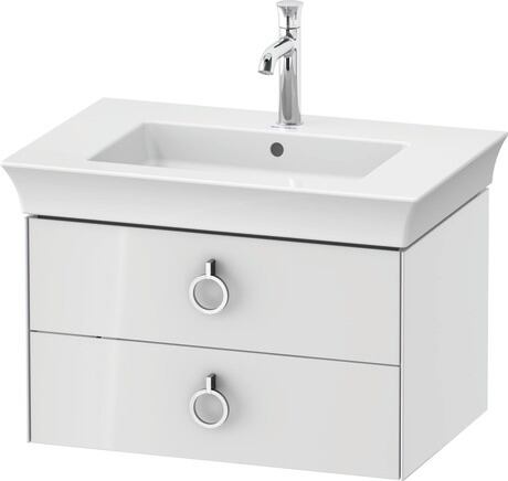Vanity unit wall-mounted, WT435108585 White High Gloss, Lacquer