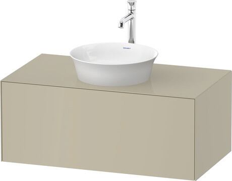 Mueble bajo lavabo para encimera, WT49760H3H3 Taupe Brillante, Lacado