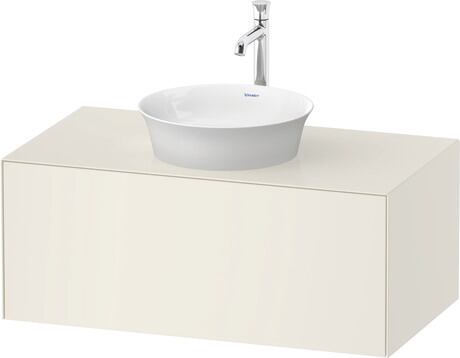 Mueble bajo lavabo para encimera, WT49760H4H4 Blanco (nórdico) Brillante, Lacado