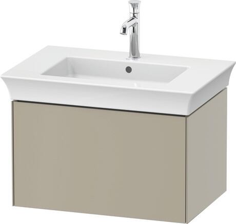 Vanity unit wall-mounted, WT424106060 taupe Satin Matt, Lacquer
