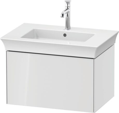 Vanity unit wall-mounted, WT424108585 White High Gloss, Lacquer