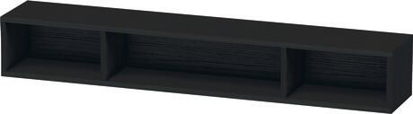搁板元件, LC120001616 黑色橡木, 高密度三层纤维板