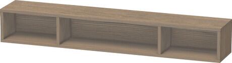 搁板元件, LC120003535 大地色橡木, 高密度三层纤维板