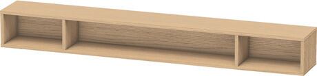 Shelf element, LC120103030 Natural oak, Highly compressed three-layer chipboard