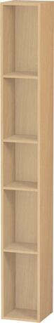 Shelf element, LC120603030 Natural oak, Highly compressed three-layer chipboard