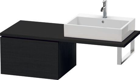 Meuble bas pour plan de toilette, LC583301616 Chêne noir mat, Décor