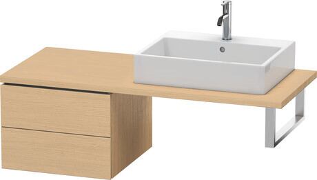 台面配套的矮浴柜, LC583703030 天然橡木 哑光, 饰面