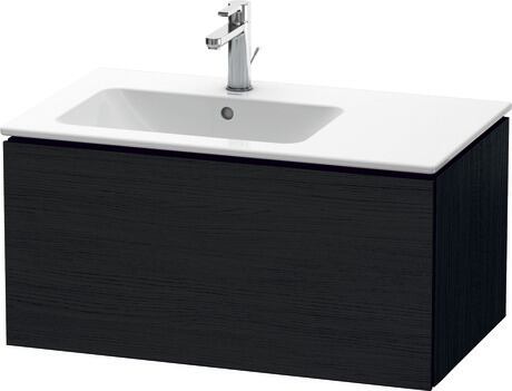 挂壁式浴柜, LC614101616 黑色橡木 哑光, 饰面