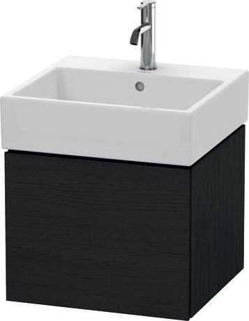 挂壁式浴柜, LC617401616 黑色橡木 哑光, 饰面
