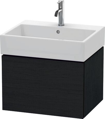 Meuble sous lavabo suspendu, LC617501616 Chêne noir mat, Décor