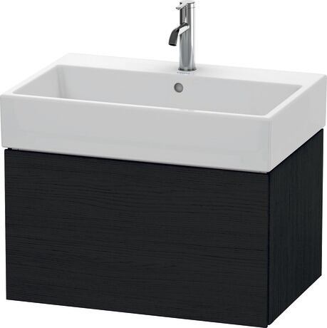挂壁式浴柜, LC617601616 黑色橡木 哑光, 饰面