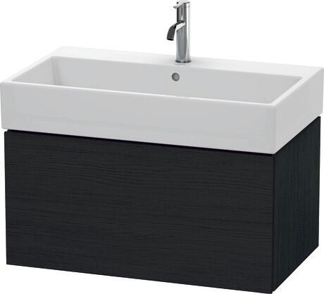挂壁式浴柜, LC617701616 黑色橡木 哑光, 饰面