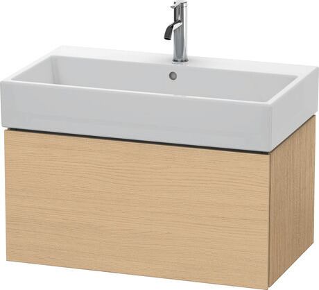 ארון אמבטיה תלוי על הקיר, LC617703030 עץ אלון טבעי מאט, עיצוב