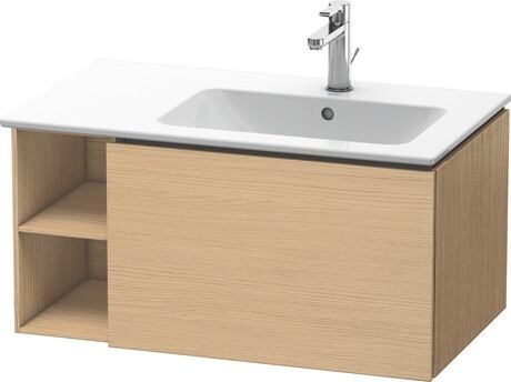 ארון אמבטיה תלוי על הקיר, LC619203030 עץ אלון טבעי מאט, עיצוב