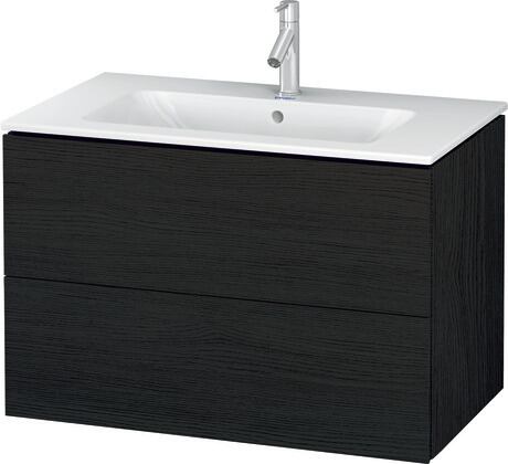 挂壁式浴柜, LC624101616 黑色橡木 哑光, 饰面
