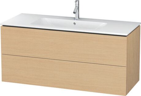 ארון אמבטיה תלוי על הקיר, LC624303030 עץ אלון טבעי מאט, עיצוב