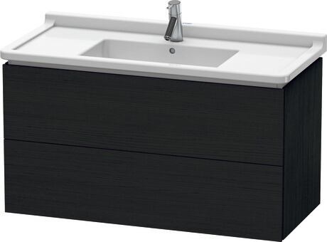 挂壁式浴柜, LC626601616 黑色橡木 哑光, 饰面