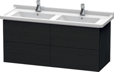 挂壁式浴柜, LC626901616 黑色橡木 哑光, 饰面