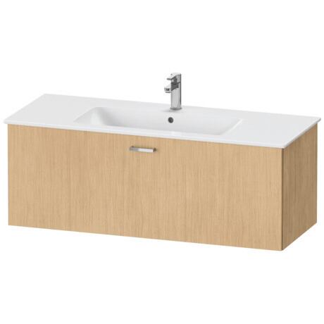 ארון אמבטיה תלוי על הקיר, XB603303030 עץ אלון טבעי מאט, עיצוב