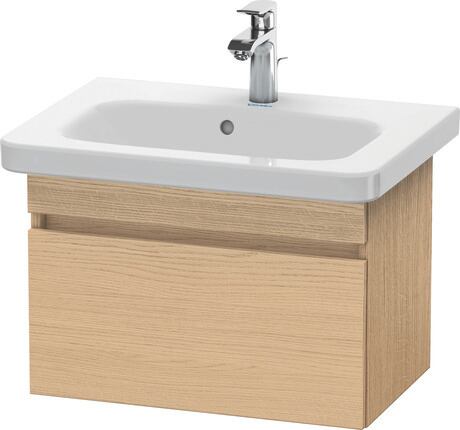 ארון אמבטיה תלוי על הקיר, DS637903030 עץ אלון טבעי מאט, עיצוב