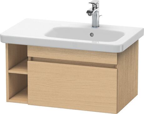 ארון אמבטיה תלוי על הקיר, DS639303030 עץ אלון טבעי מאט, עיצוב