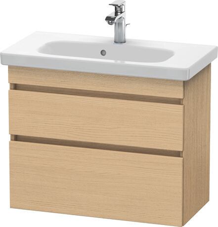ארון אמבטיה תלוי על הקיר, DS649903030 עץ אלון טבעי מאט, עיצוב