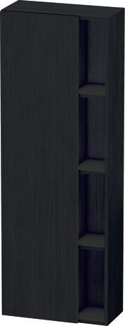 Tall cabinet, DS1238L1616 Hinge position: Left, Black oak Matt, Decor