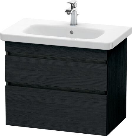 ארון אמבטיה תלוי על הקיר, DS648101616 אלון שחור מאט, עיצוב
