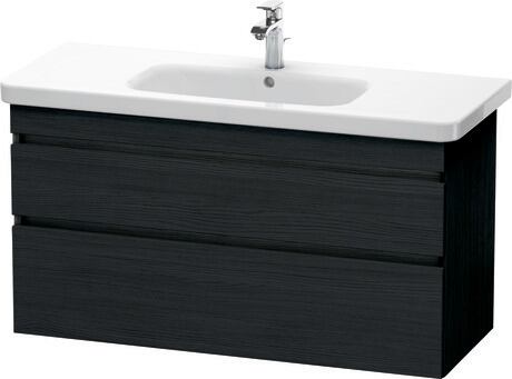 挂壁式浴柜, DS649501616 黑色橡木 哑光, 饰面