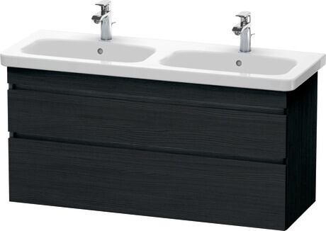 挂壁式浴柜, DS649801616 黑色橡木 哑光, 饰面