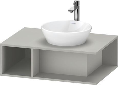 Mueble bajo lavabo para encimera, DE495800707 Gris cemento Mate, Decoración