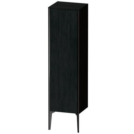 Semi-tall cabinet, XV1325LB216 Hinge position: Left, Black oak Matt, Decor, Profile colour: Black, Profile: Black