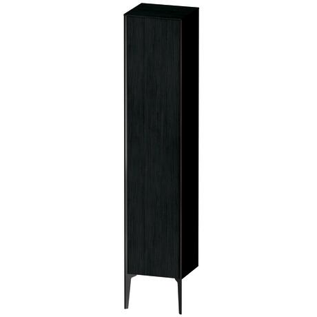 Tall cabinet, XV1335LB216 Hinge position: Left, Black oak Matt, Decor, Profile colour: Black, Profile: Black