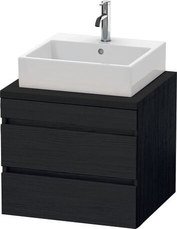 Console vanity unit wall-mounted, DS531501616 Black oak Matt, Decor